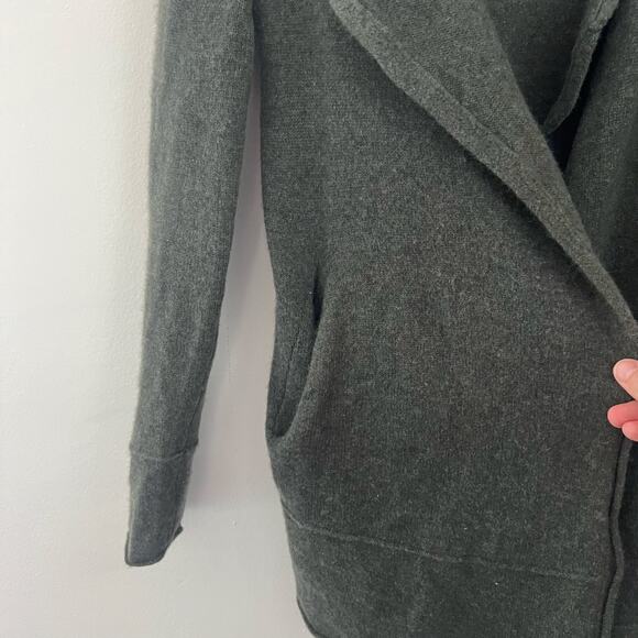 NOT SHY Sweater 100% Cashmere Size small  Duster Open Cardigan Made In France - Picture 5 of 10